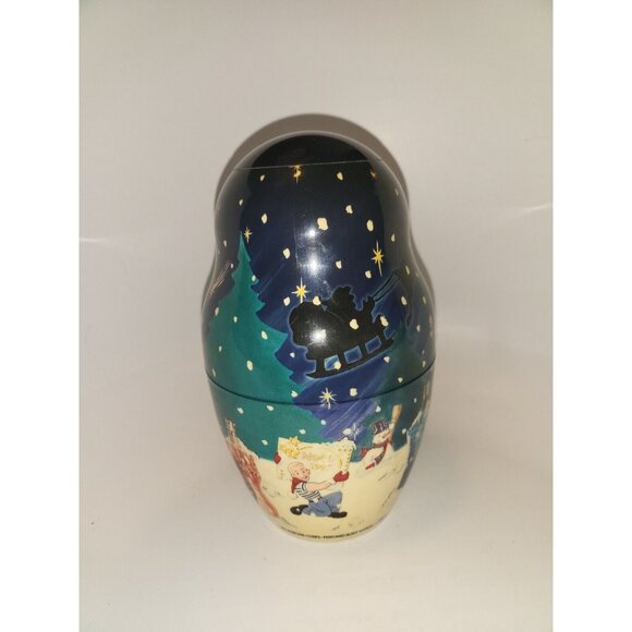 Jean Paul Gautier Canister Christmas Le Male Extra Large 9” x 5” Made in France - Picture 4 of 7